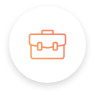 Professional Development Icon: Briefcase representing professional development